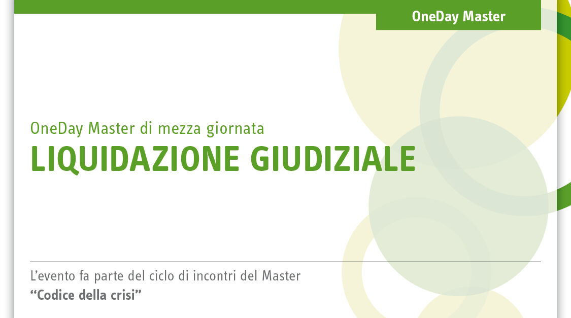 Immagine Liquidazione giudiziale | Euroconference